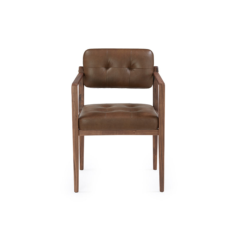 Axel Dining Arm Chair - Leather – Commune Singapore