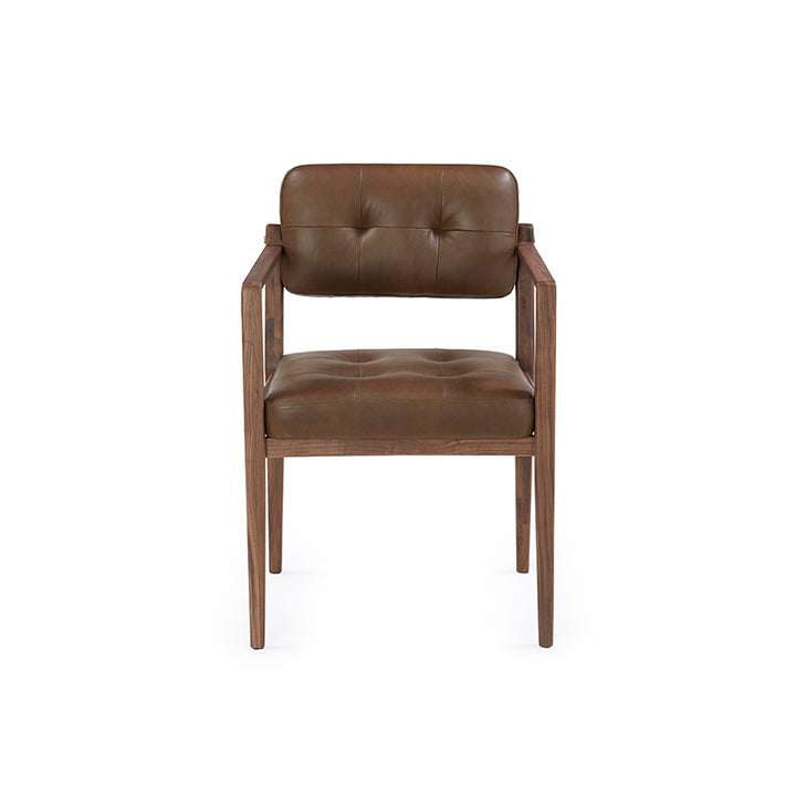Axel Dining Arm Chair - Leather