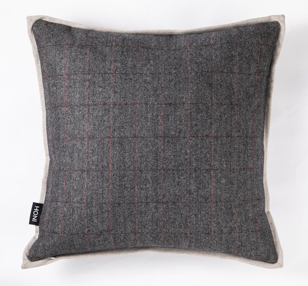 Marley-03 Cushion Wool/Polyester Grey