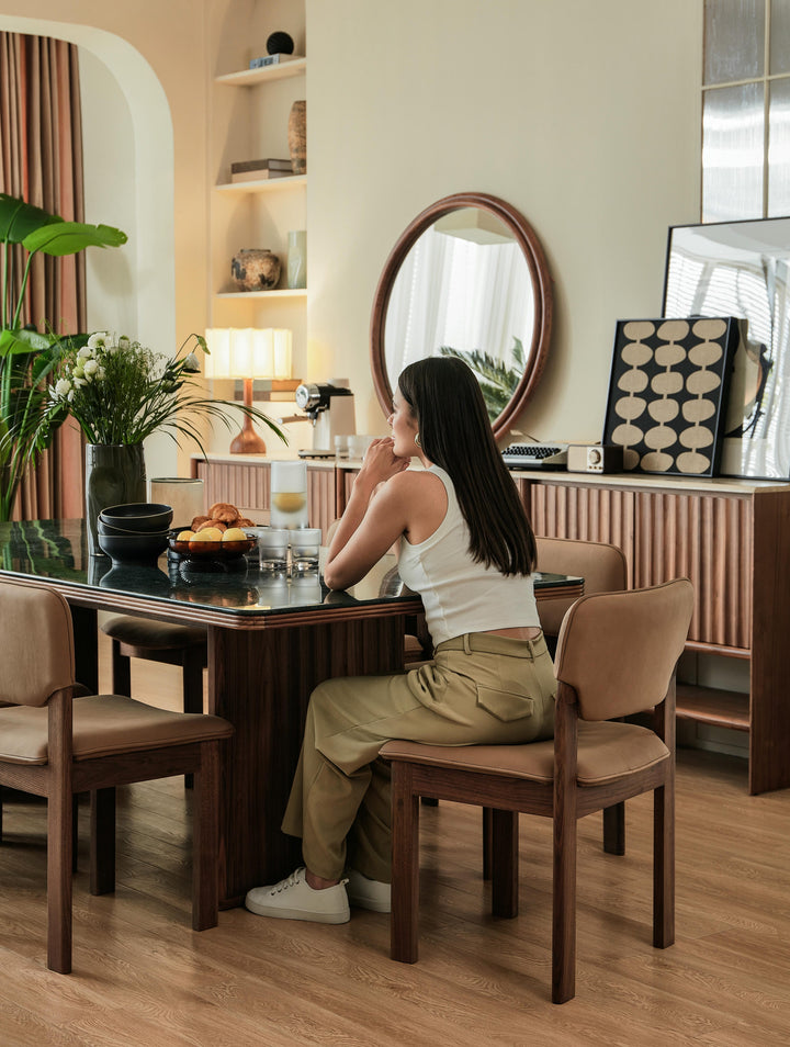 Hotel Paradiso Round Oversized Mirror