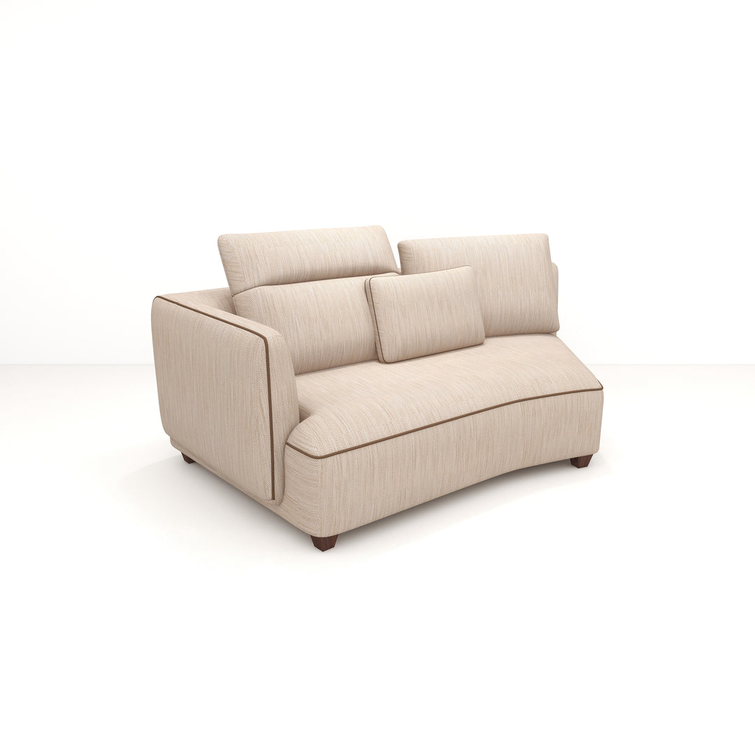 Montserrat Sofa Angle 2-Seater with Right Arm | NAPPA 5903 CAMEL