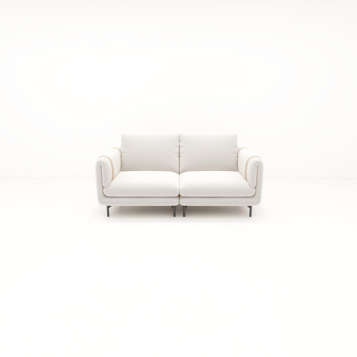 Creme II Sofa 2.5-Seater | MADRAS 1925 KHAKI