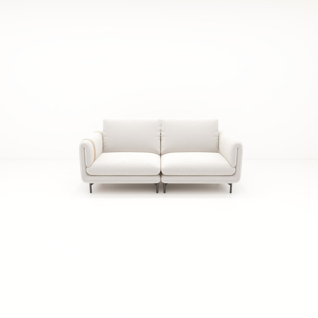 Creme II Sofa 3-Seater | VINTAGE 6801 HAZE