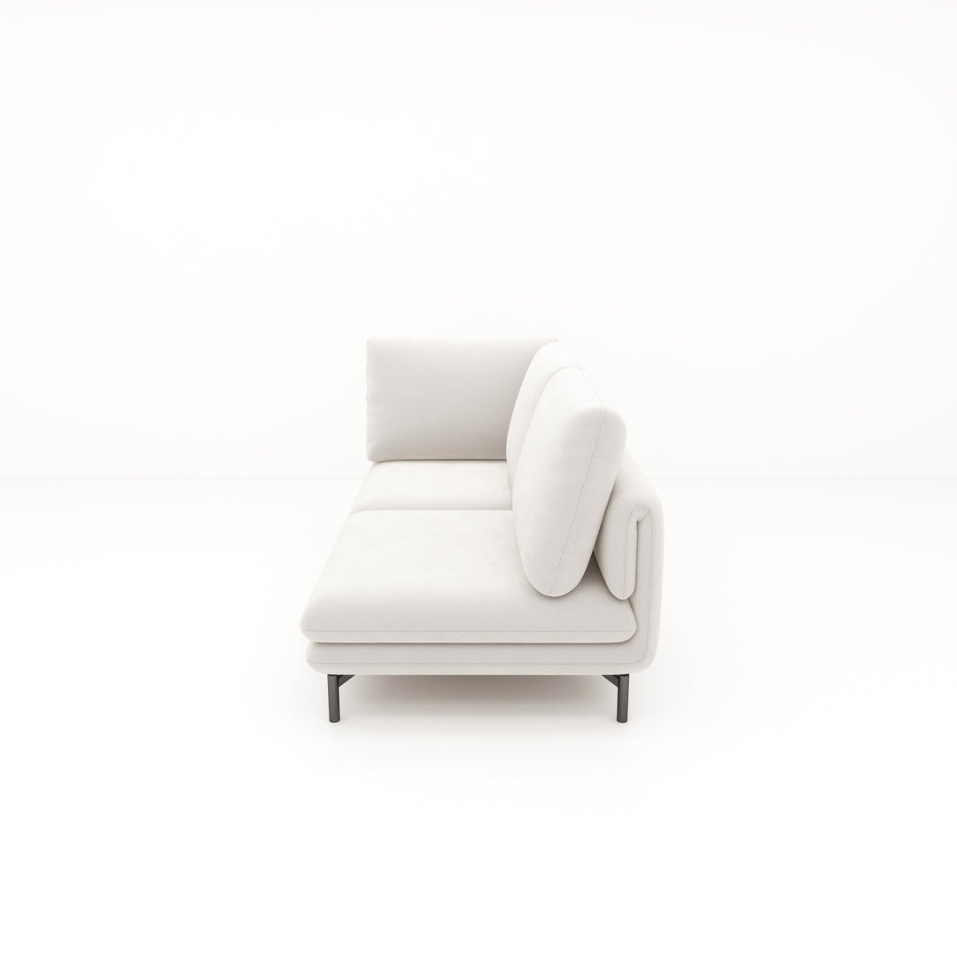 Creme II Sofa C3 Chaise With Right Arm | TRENTO 5802 CHOCOLATE