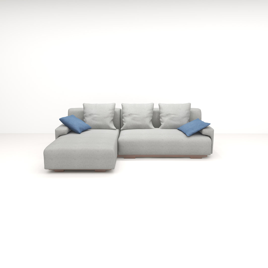 Simonera Sofa 2L-Shape Chaise On Left (Set) | VINTAGE 6805 TAN