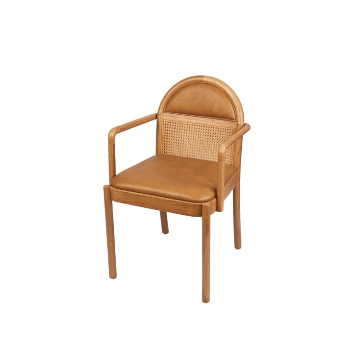 Siena Arm Chair - Matte Oak