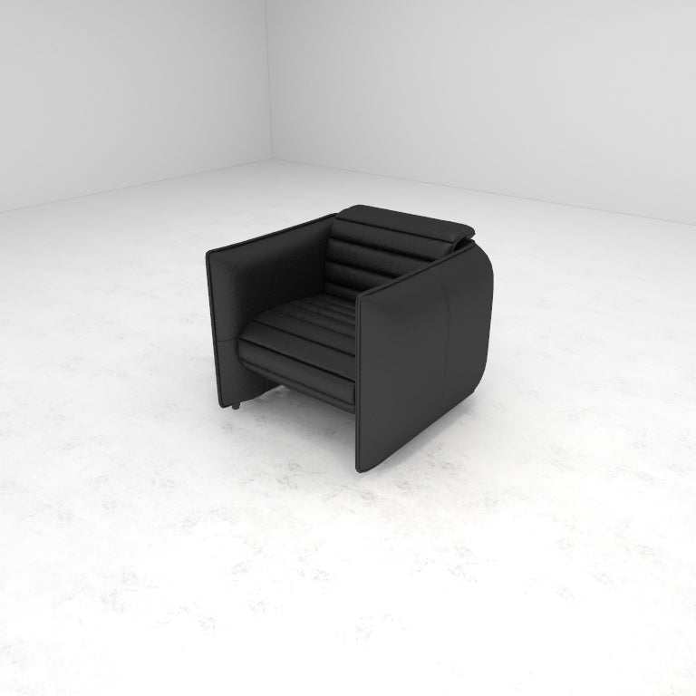 Airframe Sofa 1-Seater | NARA 5504 ESPRESSO