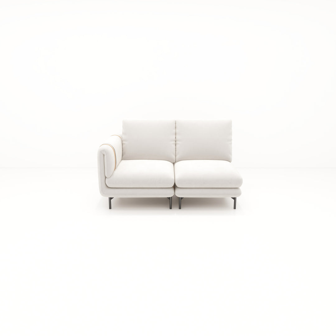 Creme II Sofa 2.5-Seater With Left Arm | PADOVA 9903 DESERT