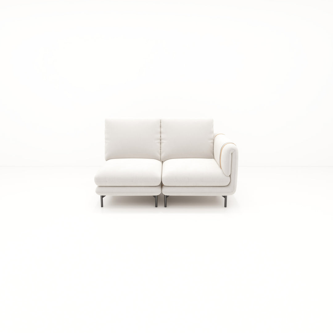 Creme II Sofa 2.5-Seater With Right Arm | NAPPA 5903 CAMEL