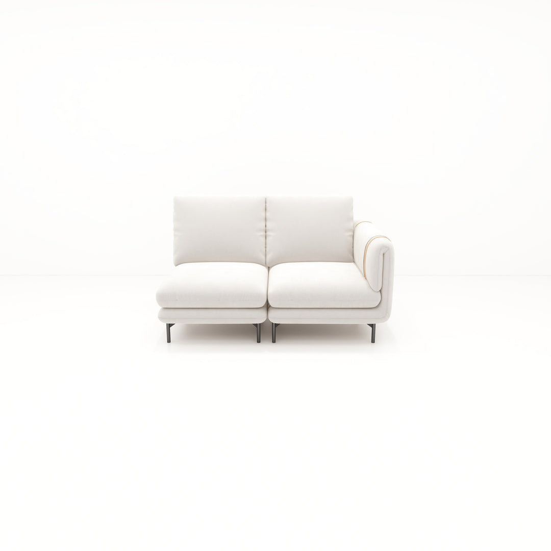 Creme II Sofa 2.5-Seater With Right Arm | NAPPA 5902 DIM GREY