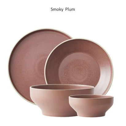 Luzerne 16Pc Mod Dinnerware Gift Set - Smoky Plum