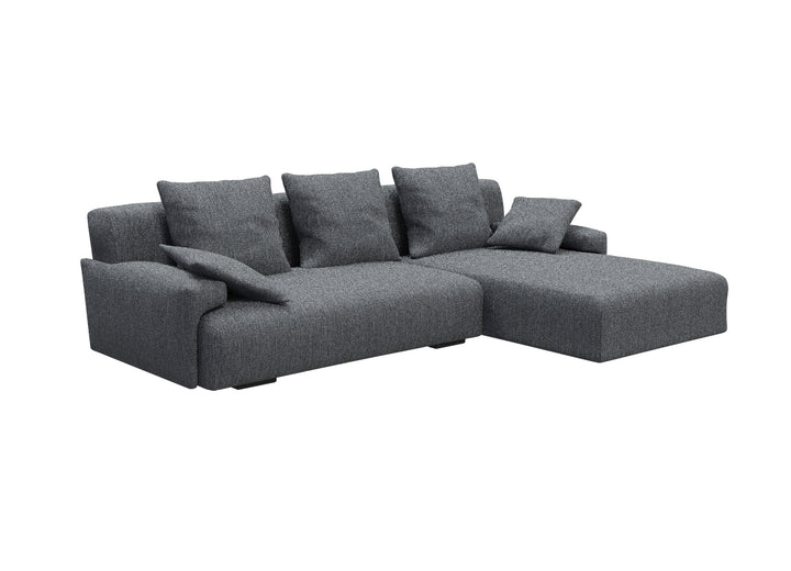 Simonera Sofa 2L-Shape Chaise On Right (Set) | PADOVA 9907 VANILLA