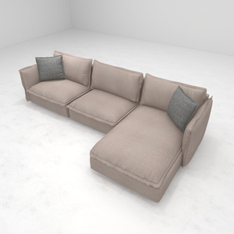 Marcel Sofa 2L + Chaise Right (Set) | W132-3