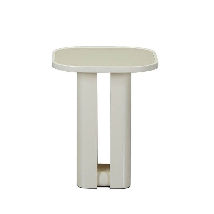 Hotel Paradiso Martini End Table - White