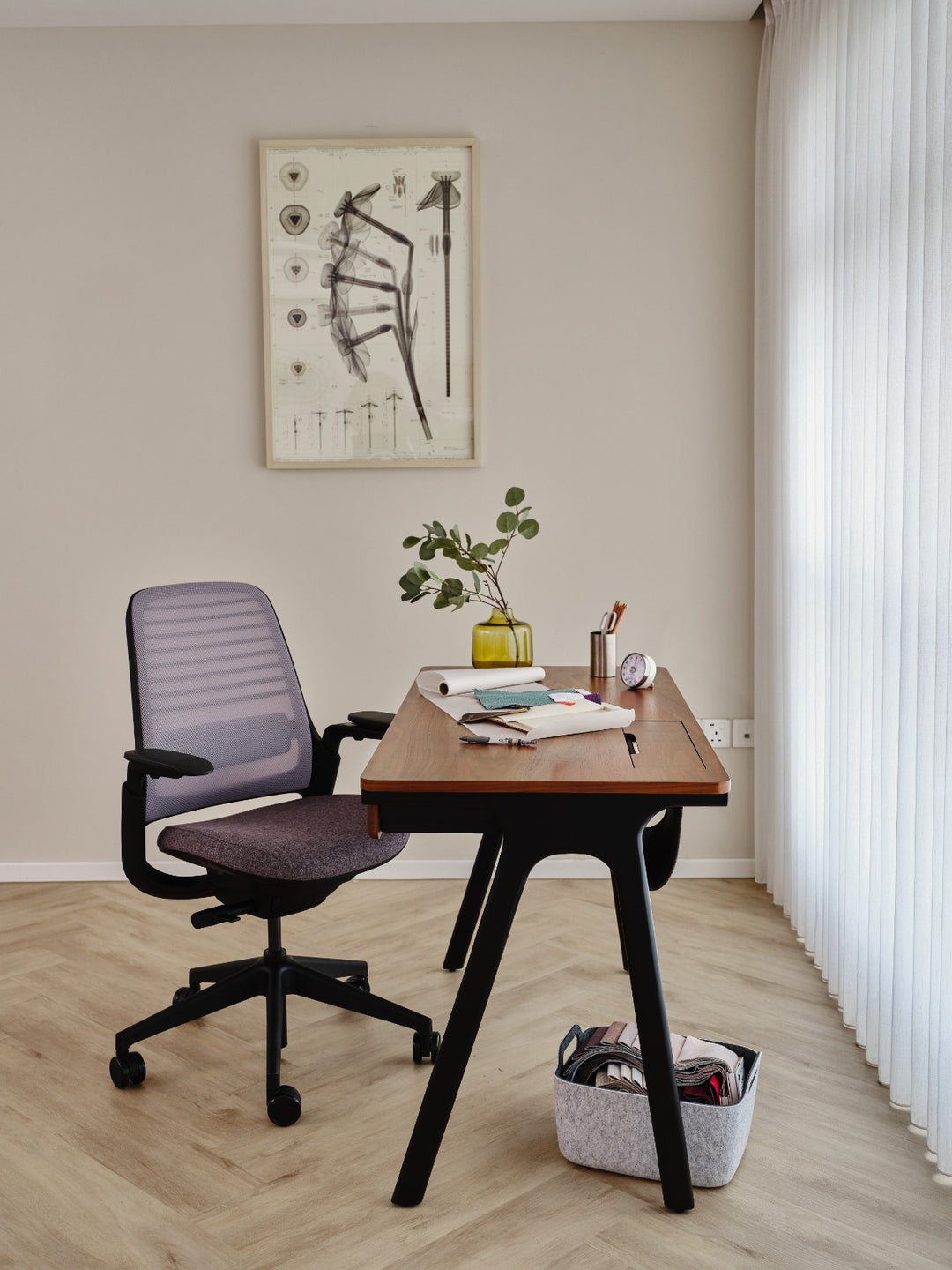 Truss Writing Desk - Walnut