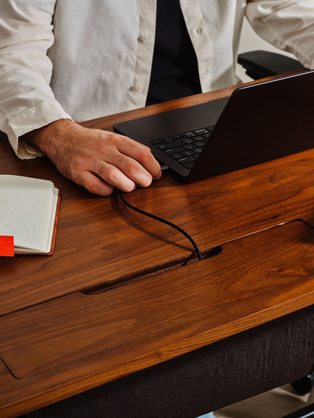Truss Writing Desk - Walnut