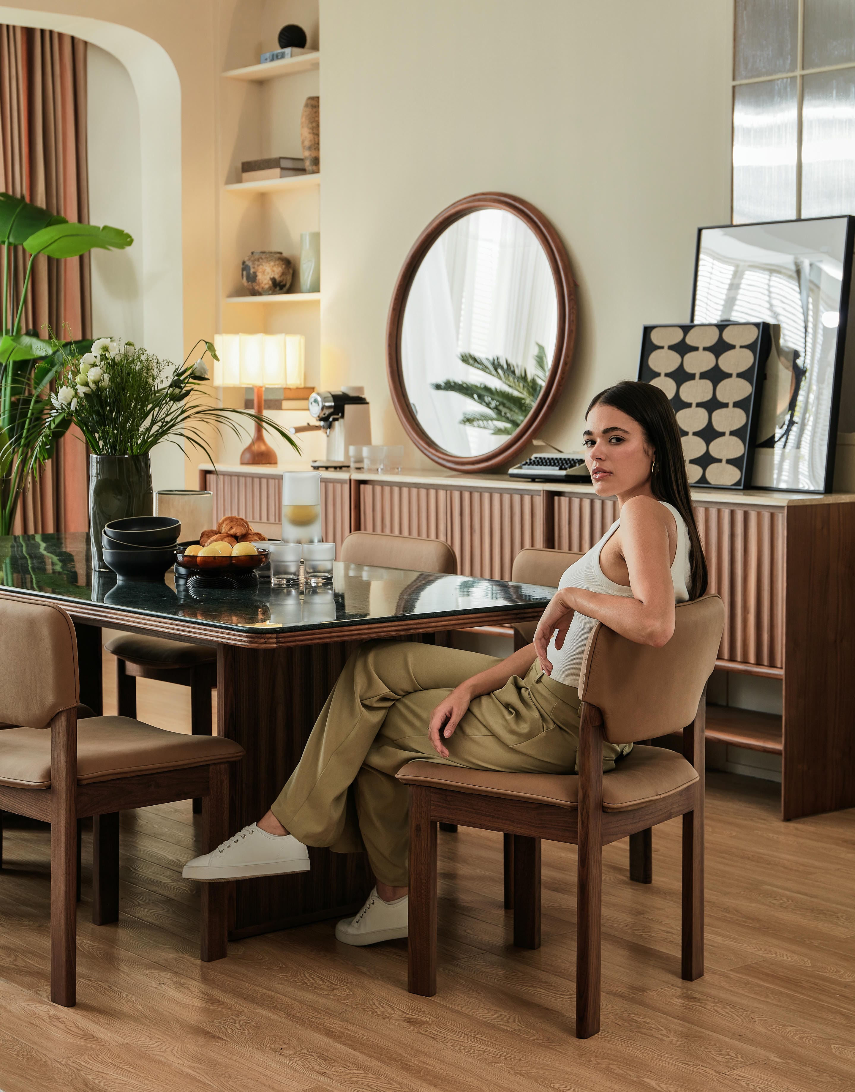 Hotel Paradiso 1.8m Marble-Top Dining Table – Commune Singapore