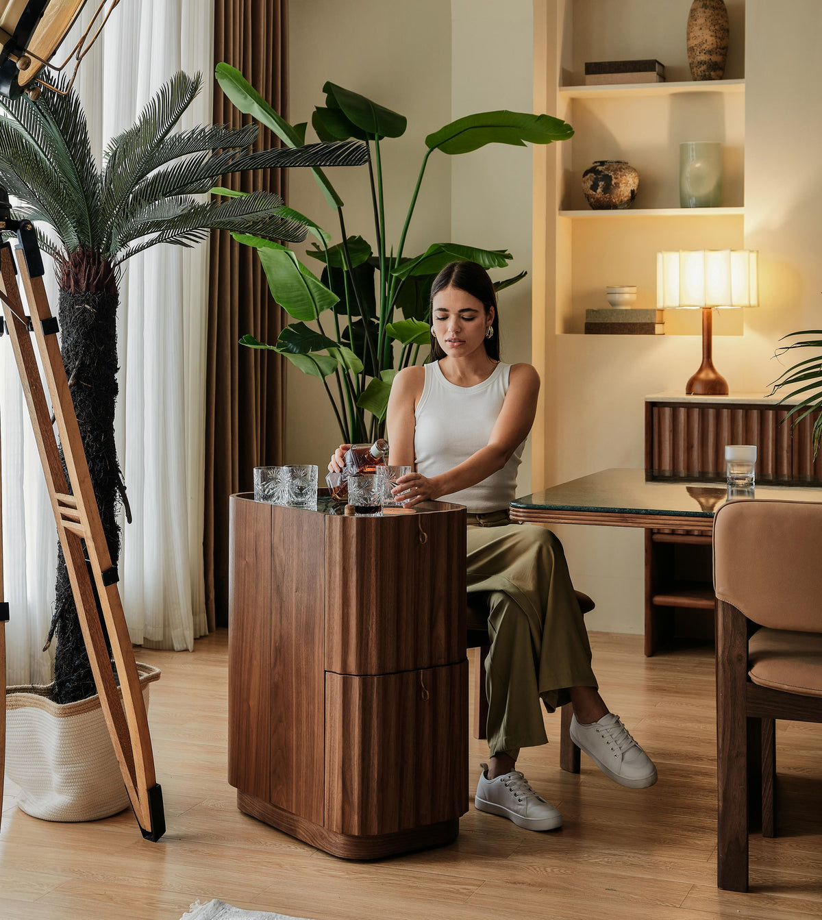 Hotel Paradiso Bar Cabinet