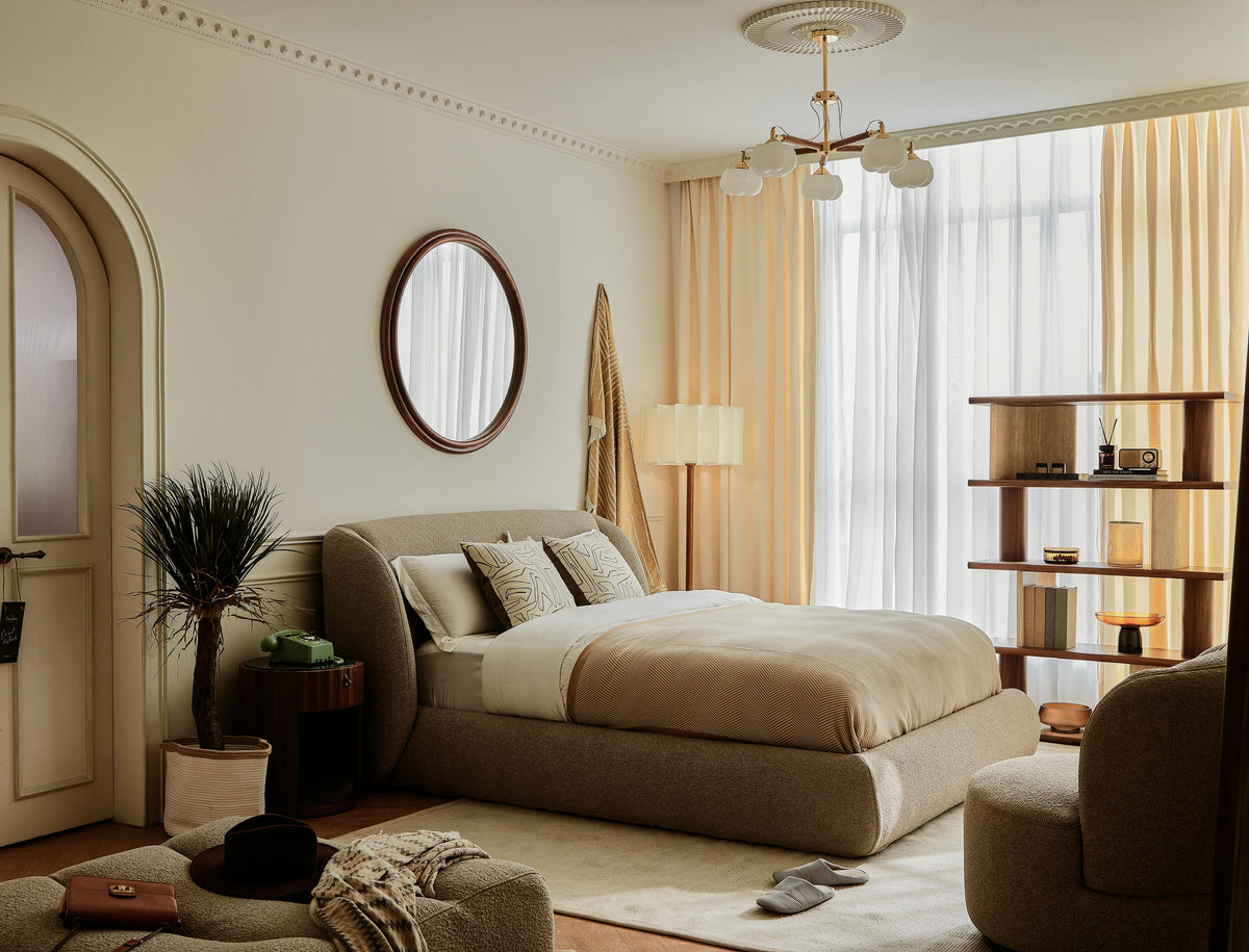 Hotel Paradiso Round Oversized Mirror
