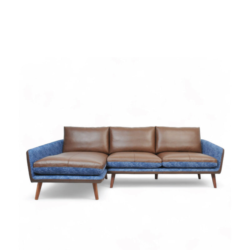 Volta Sofa 2L-Shape Chaise on Left (Mixed Upholstery)