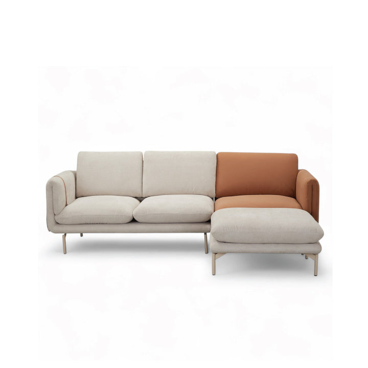 Creme II Sofa 2.5L + Chaise Right (Set)
