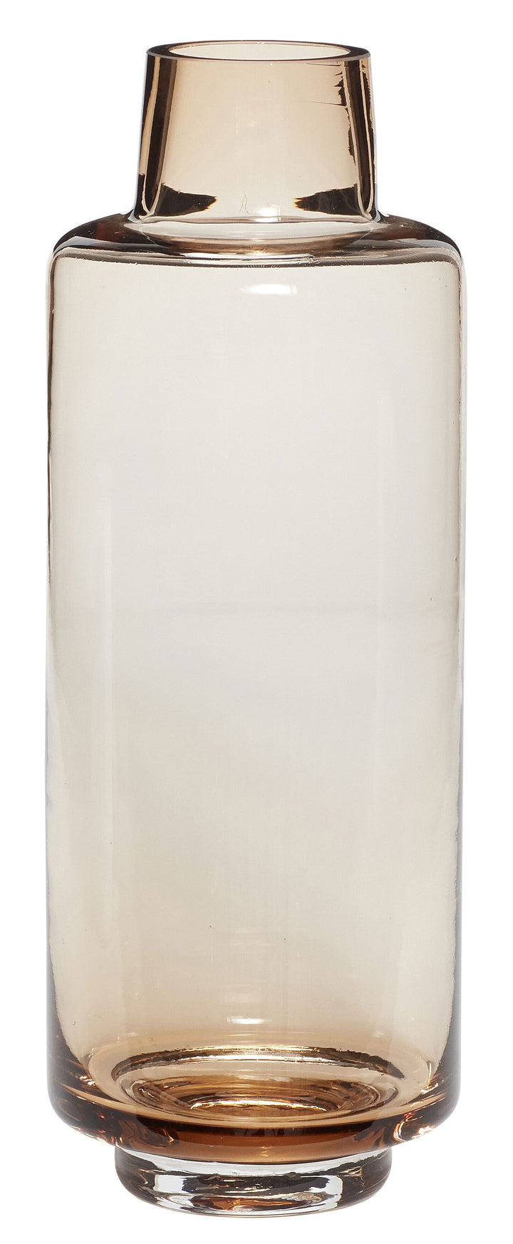 Modest Vase Amber Dia11*30Cm