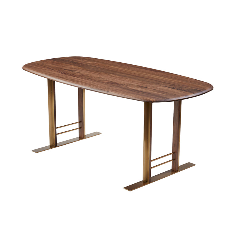 Axel Dining Table - Walnut – Commune Singapore