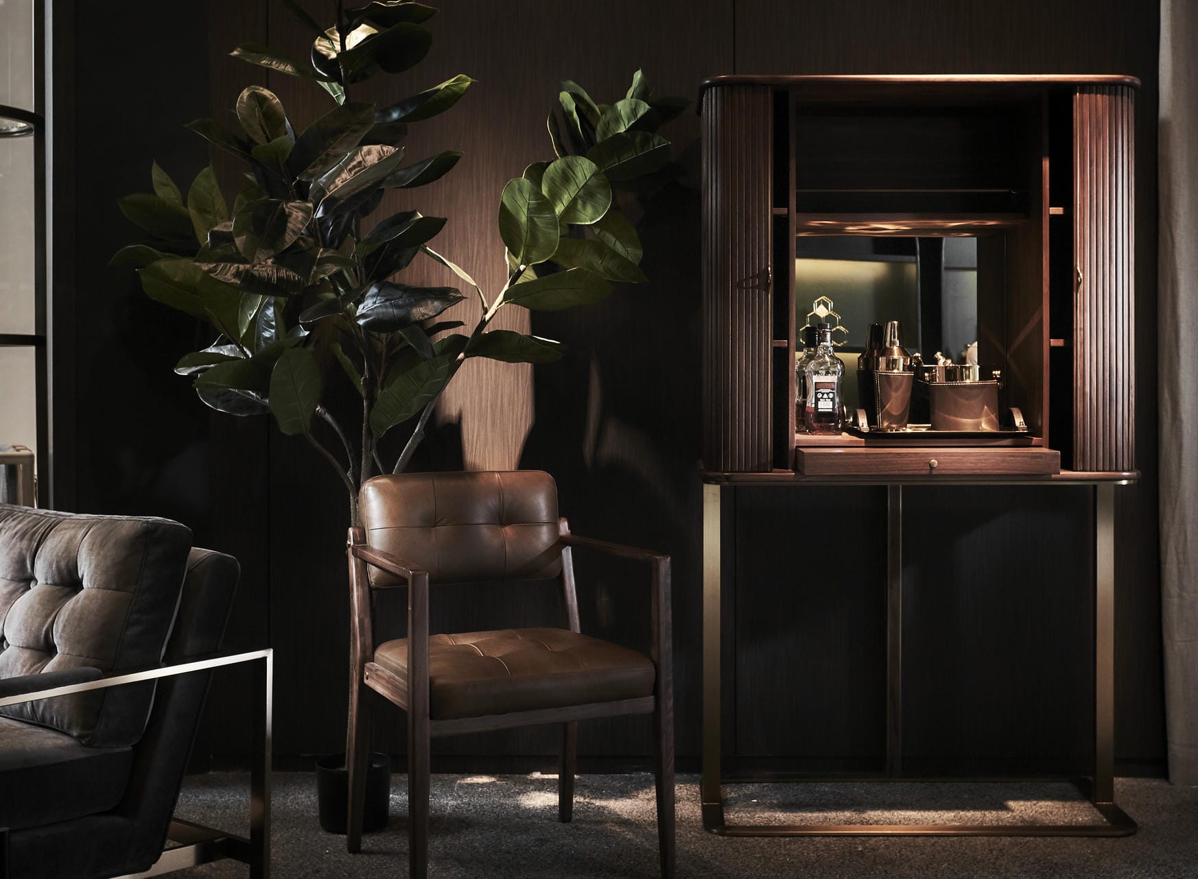 Axel Dining Arm Chair - Leather – Commune Singapore