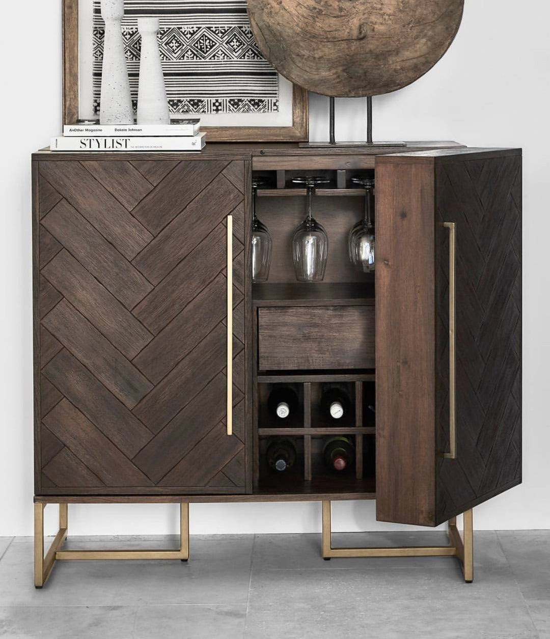 Bruno Wine Bar Cabinet