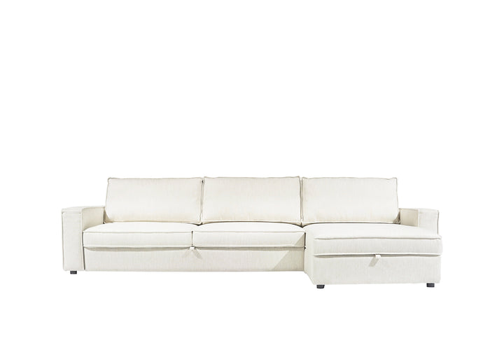 Camille 3L+Chaise Right With Storage Cube (Set) | MARSEILLE 703