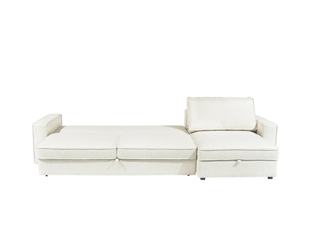 Camille 3L+Chaise Right With Storage Cube (Set) | MARSEILLE 703