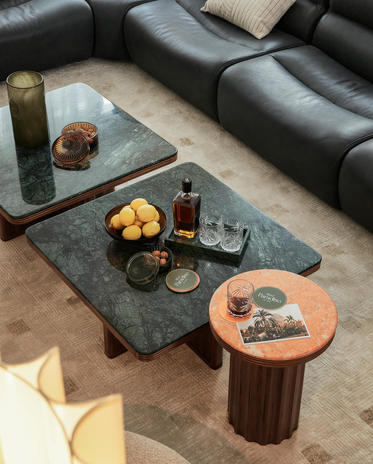 Hotel Paradiso Round End Table