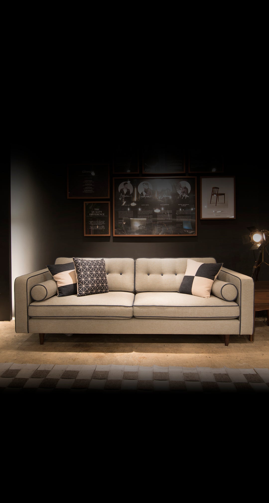 Cas Ret Sofa 2 Seater