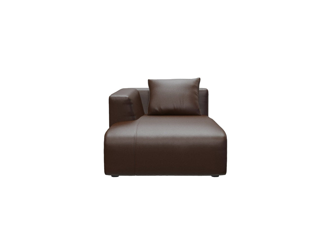 Gardiner Sofa Single Chaise Left Arm | PADOVA 9905 MOCHA