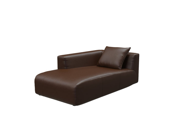 Gardiner Sofa Single Chaise Left Arm | PADOVA 9905 MOCHA
