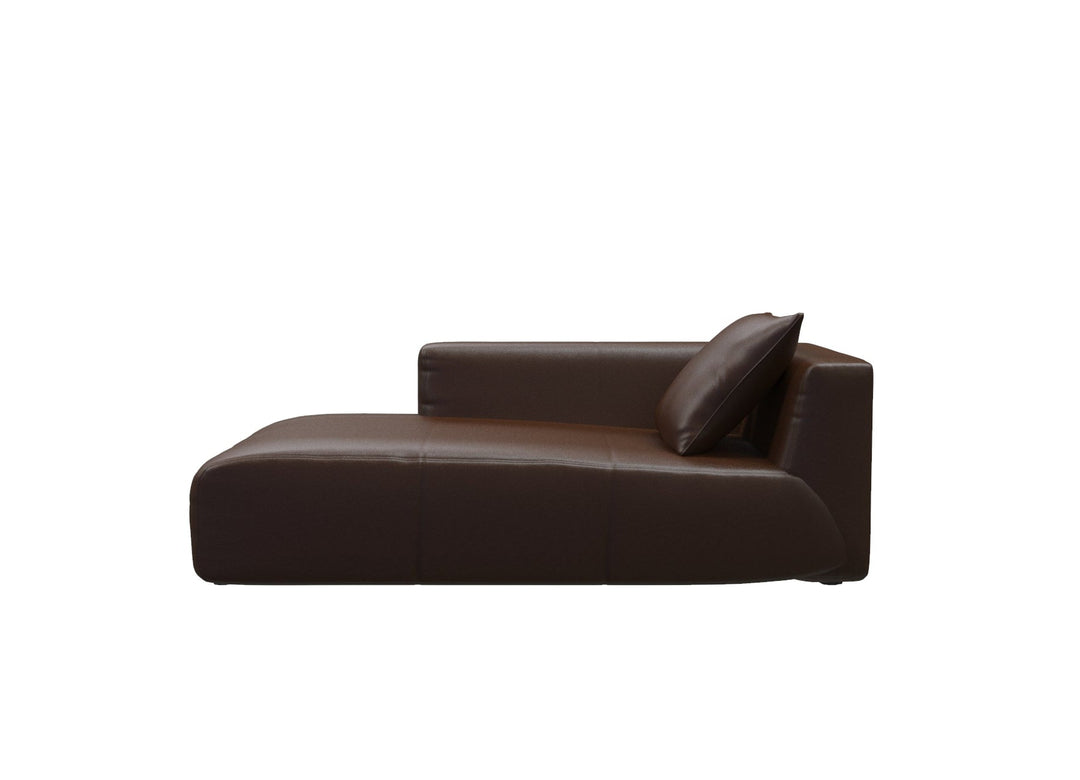 Gardiner Sofa Single Chaise Left Arm | MADRAS 1904 CHOCOLATE