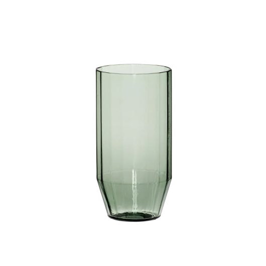 Aster Drinking Glass Green Dia7*14Cm