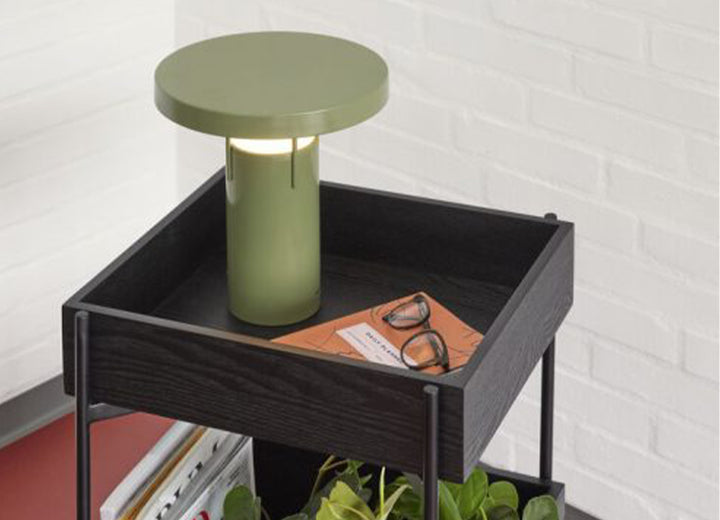 Bringme Table Lamp Green Dia25*H28Cm Stainless Steel