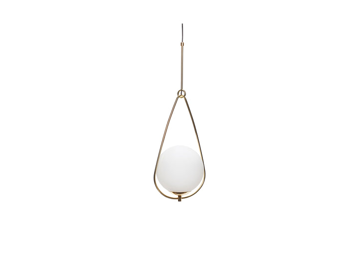 Balance Above Pendant Lamp White Dia30*H83Cm,Glass&Iron