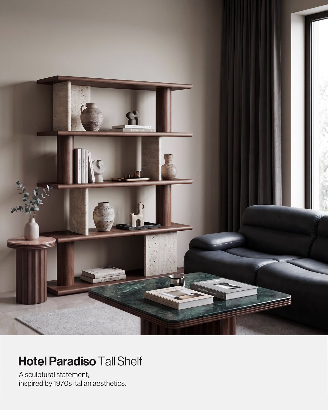Hotel Paradiso Tall Shelf