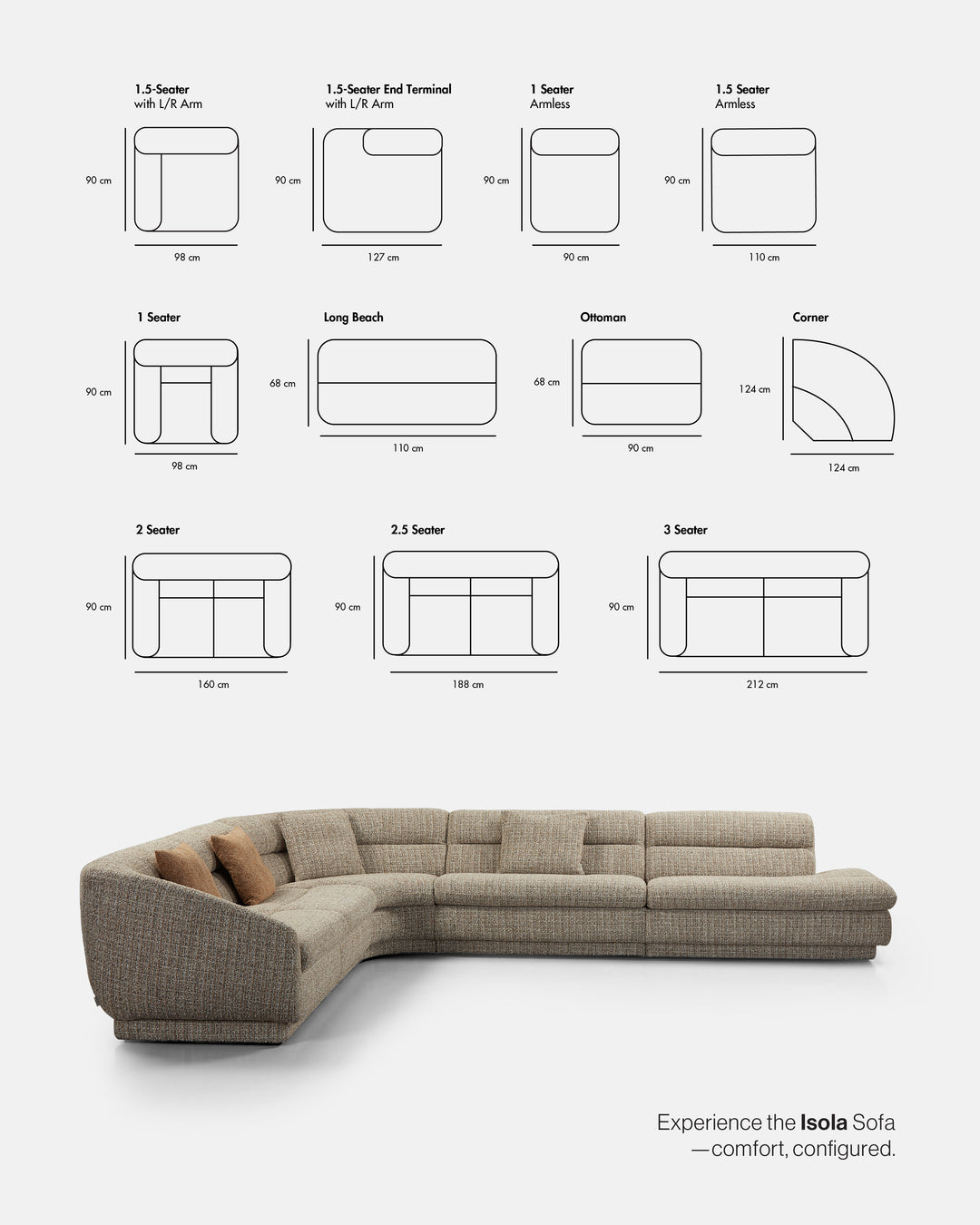 Isola Modular Sofa Set