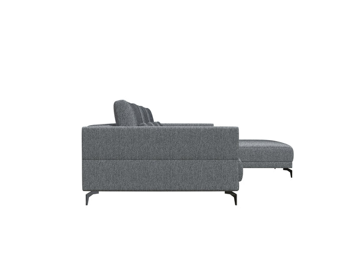Linate Sofa 2L-Shape Chaise On Right (Set) | NARA 5502 TOBACCO