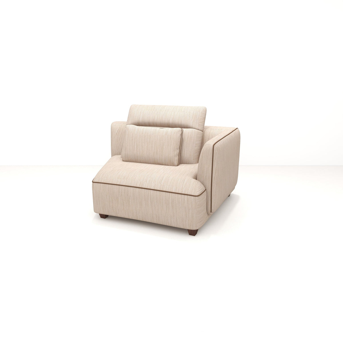 Montserrat Sofa Angle 1 Seater W/Right Arm