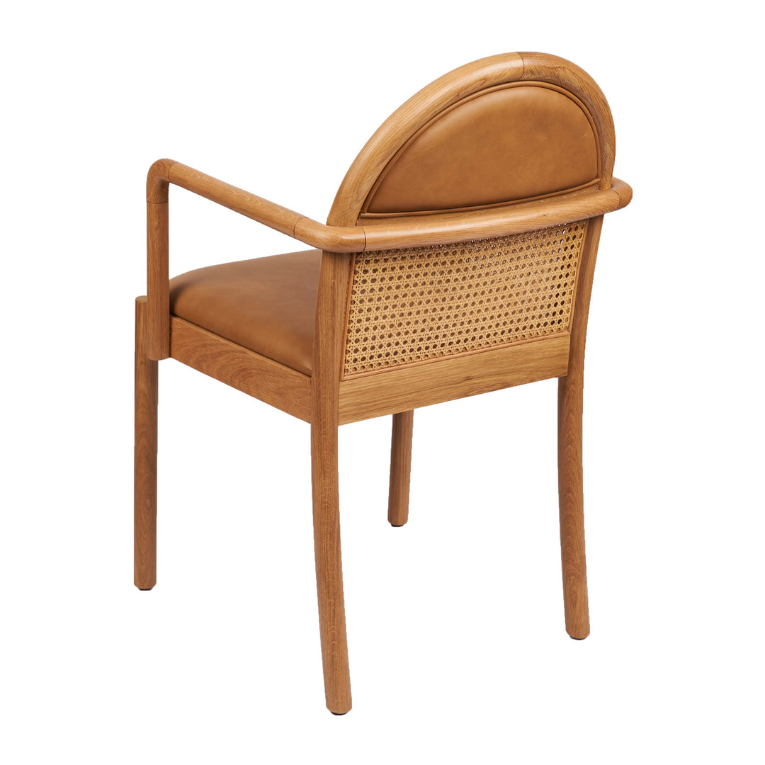 Siena Arm Chair - Matte Oak