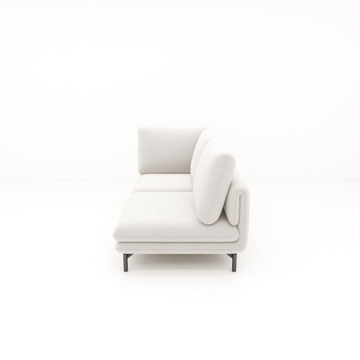 Crème II Sofa C3 Chaise W/Right Arm