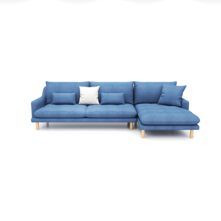 Dahlia Sofa 3L-Shape Chaise On Right (Set) | ZOYA 01