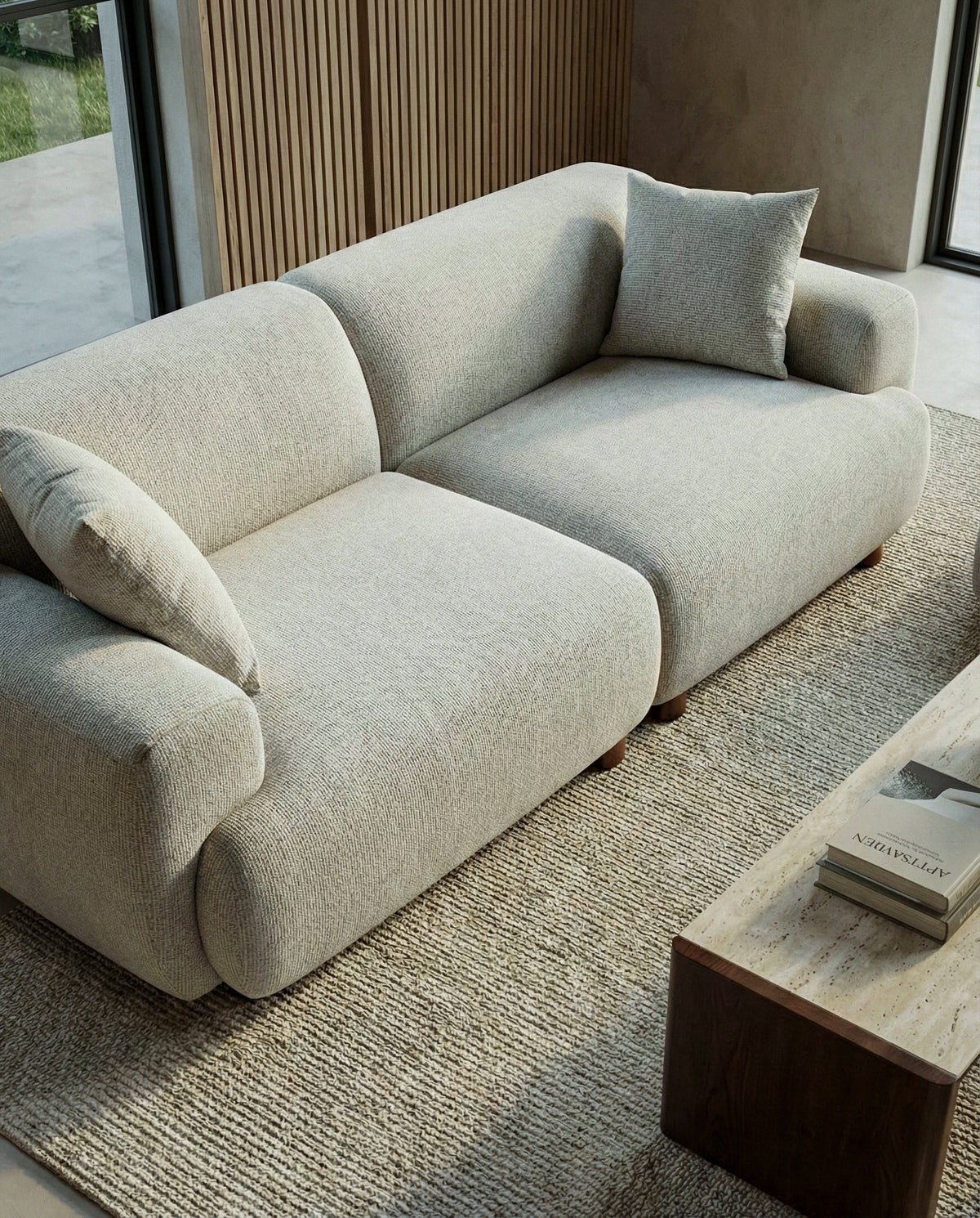 Grabb 4-Seater Fabric Sofa (Set)