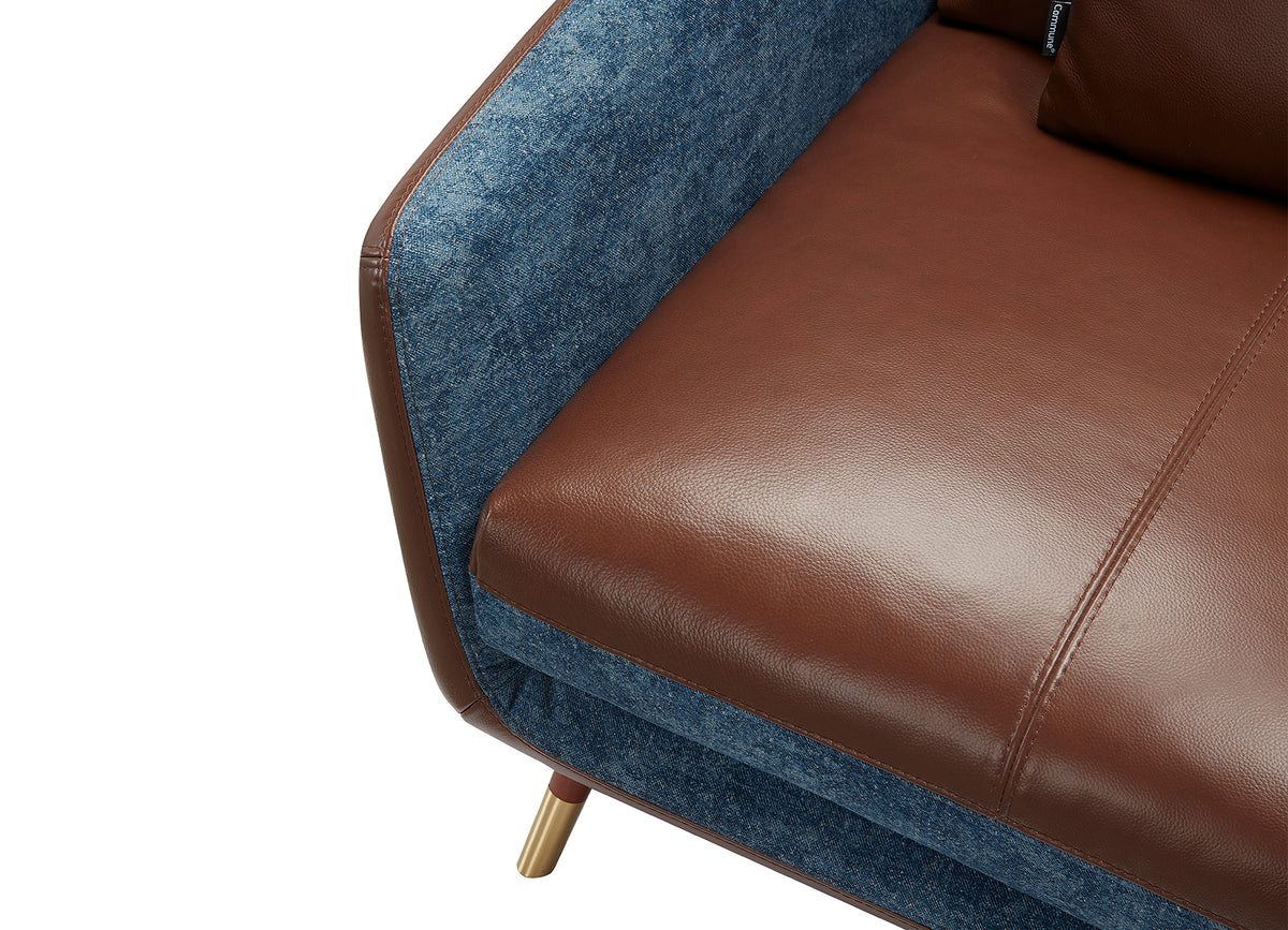 Volta Sofa 2L-Shape Chaise on Left (Mixed Upholstery)