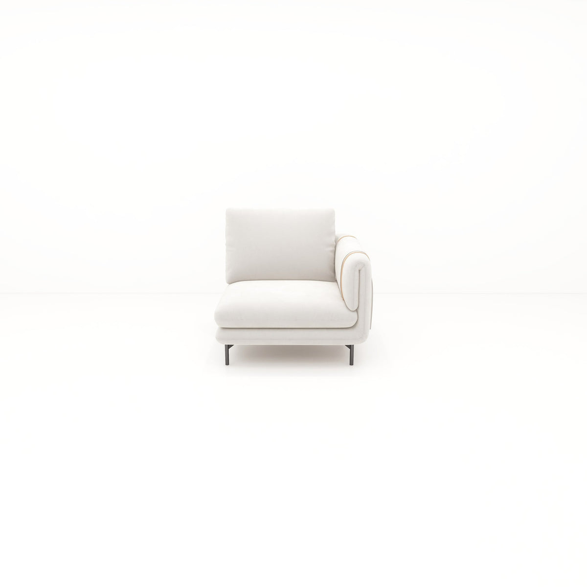 Crème II Sofa 1 Seater W/Right Arm