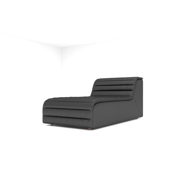 Aviate Sofa Armless Chaise | NARA 5505 BLACK